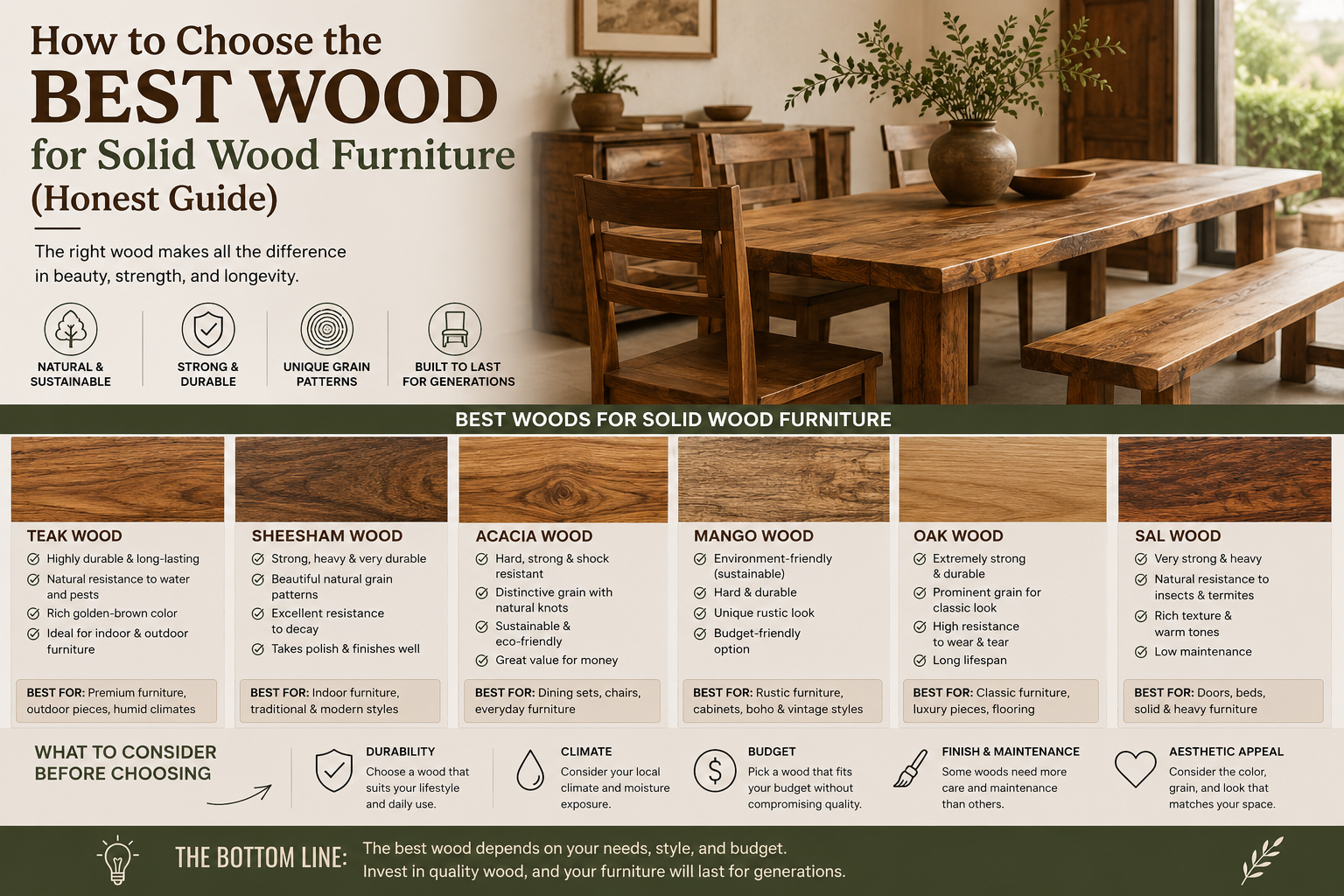 best wood for solid wood furniture reclaimed wood furniture guide how to choose solid wood furniture hardwood vs softwood furniture reclaimed teak furniture solid wood furniture buying guide most durable wood for furniture handmade wood furniture quality old growth reclaimed timber furniture solid wood furniture tips