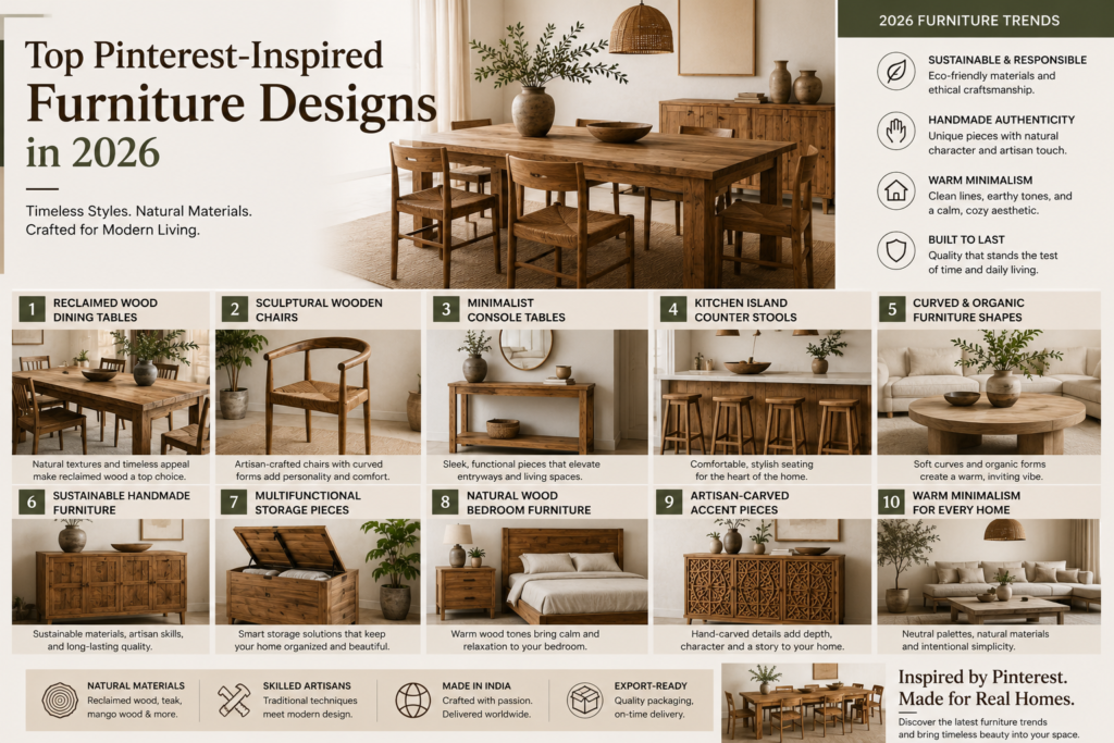 Furniture Trends 2026 Pinterest Home Decor Reclaimed Teak Furniture Interior Design Ideas Sustainable LivingFurniture Trends 2026 Pinterest Home Decor Reclaimed Teak Furniture Interior Design Ideas Sustainable Living