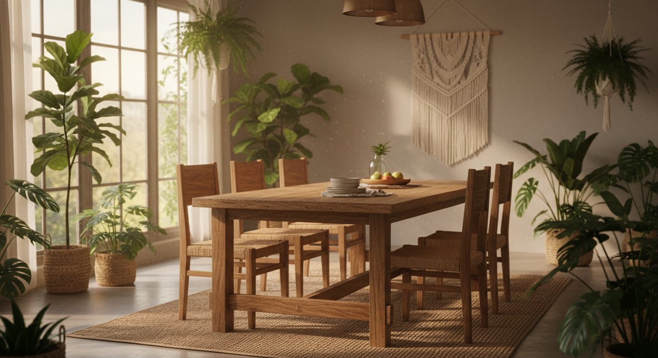 Reclaimed Teak Sustainable Furniture Eco-Friendly Living Handmade Furniture Solid Wood Furniture